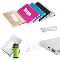 2000mAh Aluminum Portable Power Bank